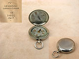WW1 Dennison MK VI British Army Officers pocket compass dated 1917
